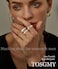 TOSGMY Love Friendship Lucky Ring Cubic Zirconia Gold Ring Sets for Women Stainless Steel Wedding Statement Thumb Ring Bands