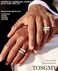 TOSGMY Love Friendship Lucky Ring Cubic Zirconia Gold Ring Sets for Women Stainless Steel Wedding Statement Thumb Ring Bands