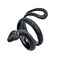 KouGeMou Womens Black Snake Rings Knuckle Cool Snake Ring Stainless Steel Jewelry For Teen Size 6
