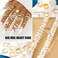 17IF 30 Pcs Gold Vintage Knuckle Ring Set for Women Boho Crystal Finger Aesthetic Pearl Sparkle Butterfly Chunky Stackable Midi Ring Pack BigHeart