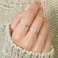 Senpotly 925 Sterling Silver Initial Letter Birthstone Rings for Women Adjustable 112 Month Birthstone Alphabet Stacking Ring Stackable Birthstone Rings Birthday Jewelry Gift for Daughter Mom M August