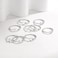 Senpotly 925 Sterling Silver Initial Letter Birthstone Rings for Women Adjustable 112 Month Birthstone Alphabet Stacking Ring Stackable Birthstone Rings Birthday Jewelry Gift for Daughter Mom M August