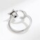 Caiyao Fidget Anxiety Relief Crescent Moon Star Ring Daisy Sunflower Flower Evil Eye Zircon Bead Open Adjustable Spinner Stackable Ring for Women Stress Relieveing Jewelry GiftG moon star