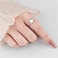 Caiyao Fidget Anxiety Relief Crescent Moon Star Ring Daisy Sunflower Flower Evil Eye Zircon Bead Open Adjustable Spinner Stackable Ring for Women Stress Relieveing Jewelry GiftG moon star