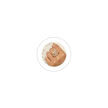 Cicod Vintage Pearl Ring Stacking Pearl Cluster Rings Adjustable Open Full Finger Ring Trendy Personality Pearls Statement Prom Jewelry for Women