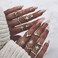 CSIYANJRY99 CSIYAN 616 PCS Knuckle Stacking Rings for WomenBoho Vintage Stackable Midi Finger Rings Set M