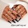 FAXHION 25 PCS Gold Stackable Rings Set for Women Simple Twist Knuckle Finger Ring Trendy Dainty Stacking Thumb Rings Pack Jewelry Gift