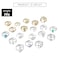 FUTIMELY 19PCS Boho Turquoise Knuckle Stacking Rings for Women Vintage Stackable Star Moon Wave Peak Sea Rhinestone Joint Midi Finger Rings Set