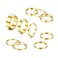 HAIAISO Gold Rings for Women Non Tarnish Stainless Steel Rings Set Dainty Band Ring Stack Simple Stackable Plain Pinky Ring for Multiple Size
