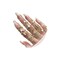Harry and Henry Gold Stackable Rings for Women Gifts Trendy Stuff Simple Star Moon Heart Knuckle Ring Set Boho Cute Stuff Gold Ring Pack Jewelry Birthday Gifts
