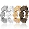 icooci 74 Packs Silicone Rings for Women Soft and Pretty Comfortable Breathable Stackable Rings Lightweight Rubber Womens Engagement Ring Wedding Band Lucky Flower CollectionSize 07