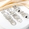 IFKM 27 Pcs Silver Knuckle Rings Set For Women Vintage Stackable Joint Finger Midi Rings Dainty Cubic Zirconia Crystal Simple Twist Hollow Cute Rings Pack Jewelry Gift Hidden Love Silver