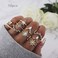 INENIMARTJ 10PCS Crystal Knuckle Stacking Rings Set for WomenBohemian Joint Midi Retro Finger Ring Sets Trendy Stackable Ring Christmas Stocking Stuffers for Women