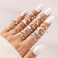 ItsStarred 19pcs Silver Star Moon Knuckle Ring Set for Women Vintage Stackable Midi Finger Rings Set