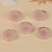 Justinstones Rose Quartz Natural Crystal Quartz Carved Gemstone Daisy Flower Promise Ring 25MM Romantic Rose Bud Adjustable Stacking Ring Gift For Her Adjustable size8 to12
