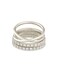 Kendra Scott Livy RhodiumPlated Rings Set of 3 in White Crystal Size 8