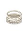 Kendra Scott Livy RhodiumPlated Rings Set of 3 in White Crystal Size 8
