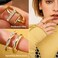 KISS WIFE 20Pcs Stackable Rings for Women Gold Black Silver Knuckle Ring Set Dainty Chunky Statement Rings for Daily Wear Party Wedding Travel