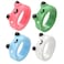 LIU JUN 4pcs Frog Rings For WomenCute Clay Acrylic Resin Plastic Chunky Vintage Matching Set Y2k Stackable Rings For Women Cool Friendship Dainty Open Jewelry