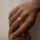 Made by Nami Stainless Steel Gold Adjustable Rings for Women Stackable Chunky Gold Rings for Women Beans