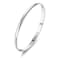 MILACOLATO 1mm Sterling Silver Rings for Women Men 18K White Gold Plated Plain Stackable Thumb Rings Tarnish Resistant Statement Wedding Band Ring Comfort Fit Size 9