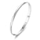 MILACOLATO 1mm Sterling Silver Rings for Women Men 18K White Gold Plated Plain Stackable Thumb Rings Tarnish Resistant Statement Wedding Band Ring Comfort Fit Size 9