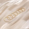 MILACOLATO Gold Rings for Women 1mm Thin Stainless Steel Bands Rings Midi Thumb Pinky Toe Stacking Kunckle Rings 7Pcs Rounded ComfortFit Size 3456789