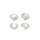 ONBRIG Chunky Rings for Women Thick Statement Rings Adjustable Stackable Rings Open Bold Chunky Jewelry 1 S 4PCS