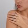ONBRIG Chunky Rings for Women Thick Statement Rings Adjustable Stackable Rings Open Bold Chunky Jewelry 1 S 4PCS