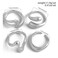 ONBRIG Chunky Rings for Women Thick Statement Rings Adjustable Stackable Rings Open Bold Chunky Jewelry 1 S 4PCS