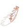 ONBRIG Dainty Rings Open Adjustable Ring Leaf Ring for Women Dainty Stackable Rings for Women Rose