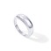 PAVOI 14K White Gold Plated Chunky Dome Ring Puffy Dome Stackable Rings Womens Chunky Ring Size 8