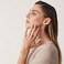 PAVOI 14K White Gold Plated Chunky Dome Ring Puffy Dome Stackable Rings Womens Chunky Ring Size 8