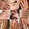 PLOMFOV Silver Plate Stacking Rings Set for Women CZ Heart Simple Cute Stackable Rings Dainty Trendy Statement Rings Plain Band Size Silver 8