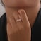 WFYOU Heart Initial Ring for Women Silver Rose Gold Plated Heart Capital Letter Initial Ring Stackable Rings for Women Adjustable Alphabet Letter Rings Jewelry Gifts