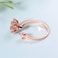 Bling Toman Women Cubic Zirconia Ring Rings for Women Sterling Silver Ring Wedding Band Rings Gift Ring Sterling Silver Rings Size 79Rose Gold Band Ring