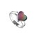 Caiyao Love Heart Bear Dinosaur Color Change Ring Mood Emotion Temperature Adjustable Index Ring for WomenHeart