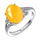 DALEGEM Women Natural Agate Onyx Stone RingPlatinum Plated Real Genuine Crystal Quartz Gemstone Stone Ring Jewelry StoneB Adjustable