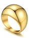GoldChic GOLDCHIC JEWELRY Chunky Gold Rings Statement Ring For Women16mm Dome Oversized Big Rings Size 8