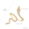 LEE&RO LEERO Gold Snake Ring for Women 18K Snake Jewelry Rhinestone Gold Rings
