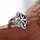 NIGHTCRUZ Witches Knot Ring Stainless Steel Rings with Witch Knot Celtic Jewelry for Women 8