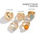 ONBRIG Chunky Gold Rings for Women Adjustable Statement Rings for Women Thick Stackable Ring Trendy Chunky Gold Jewelry Fashion B 5PCS G
