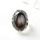 xinpeng Xinpeng Natural Stone Adjustable Finger Ring Black Evil Eye