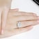 JUDE Jude Jewelers Platinum Plated 4 Carat Princess Cut CZ Simulated Diamond Wedding Engagement Proposal Ring Silver 9