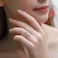 Otxas Silver Butterfly Rings Butterfly Jewelry Silver Rings Cute Ring for Women Engagement Ring Butterfly Jewelry