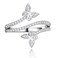 Otxas Silver Butterfly Rings Butterfly Jewelry Silver Rings Cute Ring for Women Engagement Ring Butterfly Jewelry