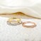 EAMTI 2mm 925 Sterling Silver Wedding Band Cubic Zirconia Half Eternity Stackable Engagement Ring Size 5