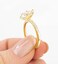TIGRADE 2CT Engagement Ring for Women Marquise Cut Cubic Zirconia Wedding Band CZ Promise Anniversary Ring Size 312 Gold Size 6