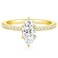 TIGRADE 2CT Engagement Ring for Women Marquise Cut Cubic Zirconia Wedding Band CZ Promise Anniversary Ring Size 312 Gold Size 6