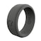 QALO Q2X Silicone Ring for Men Reinforced Heat Resistant Design 85mm Wide x 25mm Thick Band Flexible AllDay Comfort Mens Wedding Band Silicone for Active Work Training Charcoal Size 12
